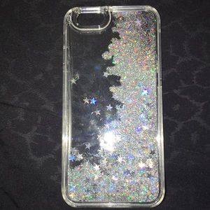 iPhone 6 Glitter water case!